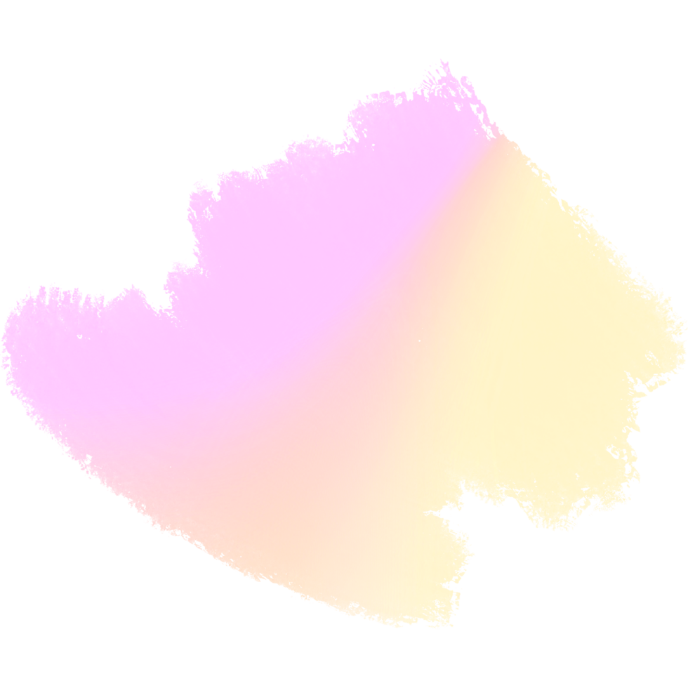 Hand drawn Pink Yellow gradient strokes blending into rugged rough grunge inspired effects png