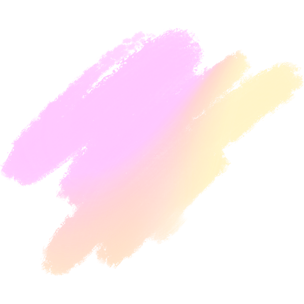 Pink Yellow gradient brush strokes blending into rugged bold hand drawn grunge inspired effects png