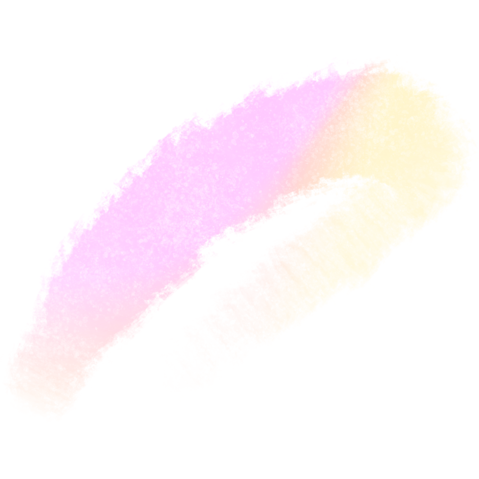 A stunning Pink Yellow gradient brush stroke blending into gritty grunge textures png
