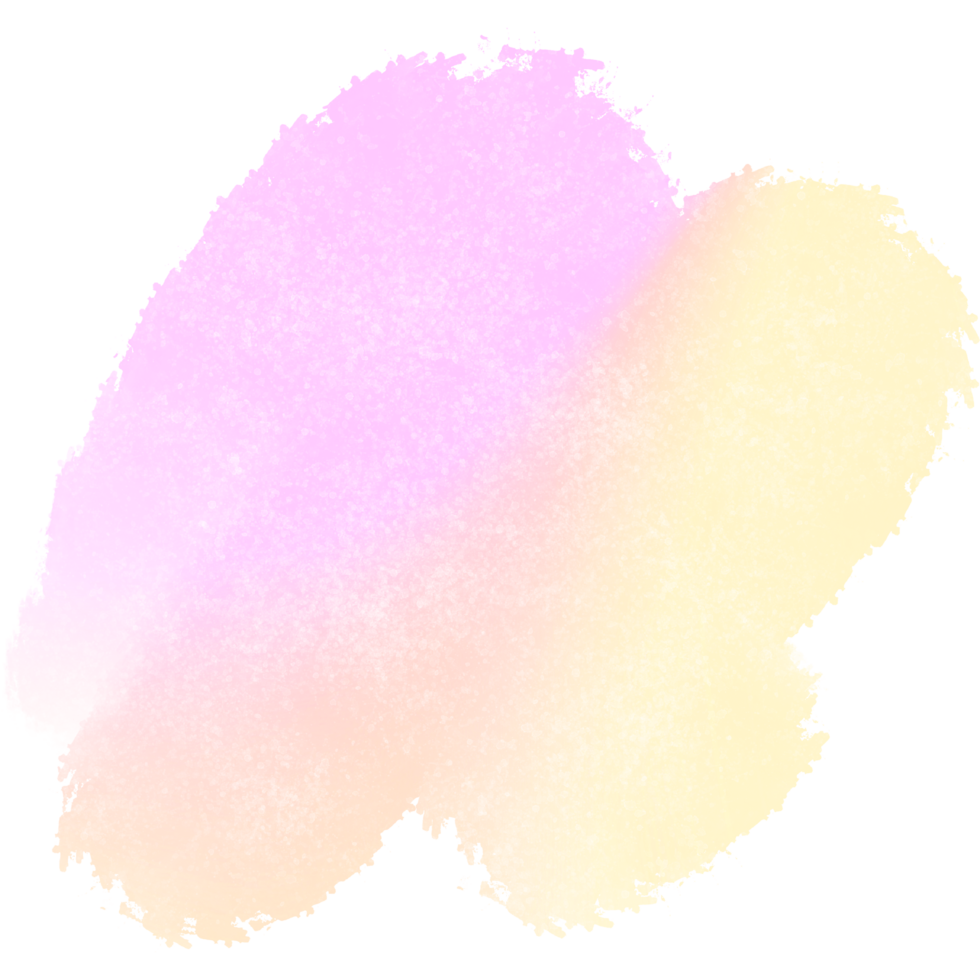 Pink Yellow gradient brush strokes blending into rugged bold hand drawn grunge inspired finishes png