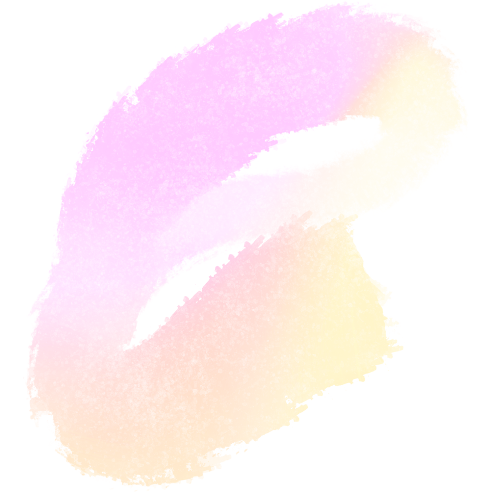 Beautiful Pink Yellow gradient strokes with bold rugged grunge inspired edges png