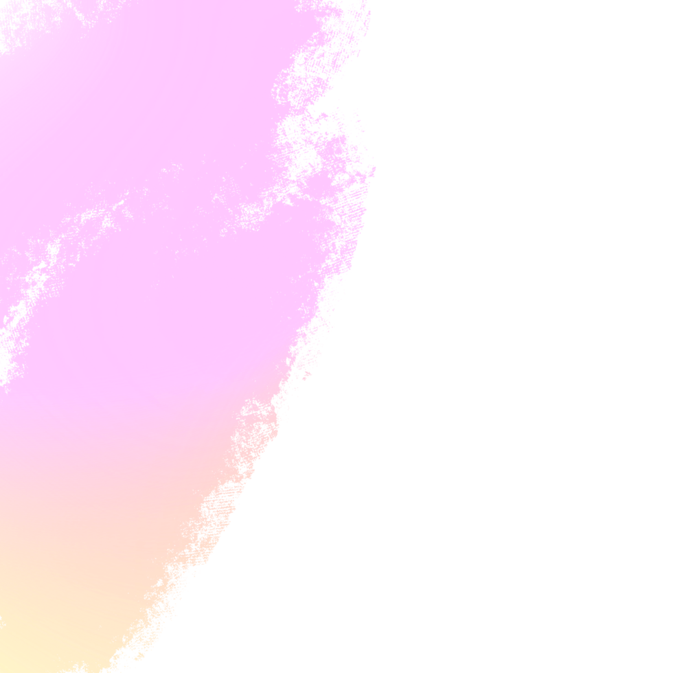 A beautiful Pink Yellow gradient stroke with rough gritty grunge finishes png