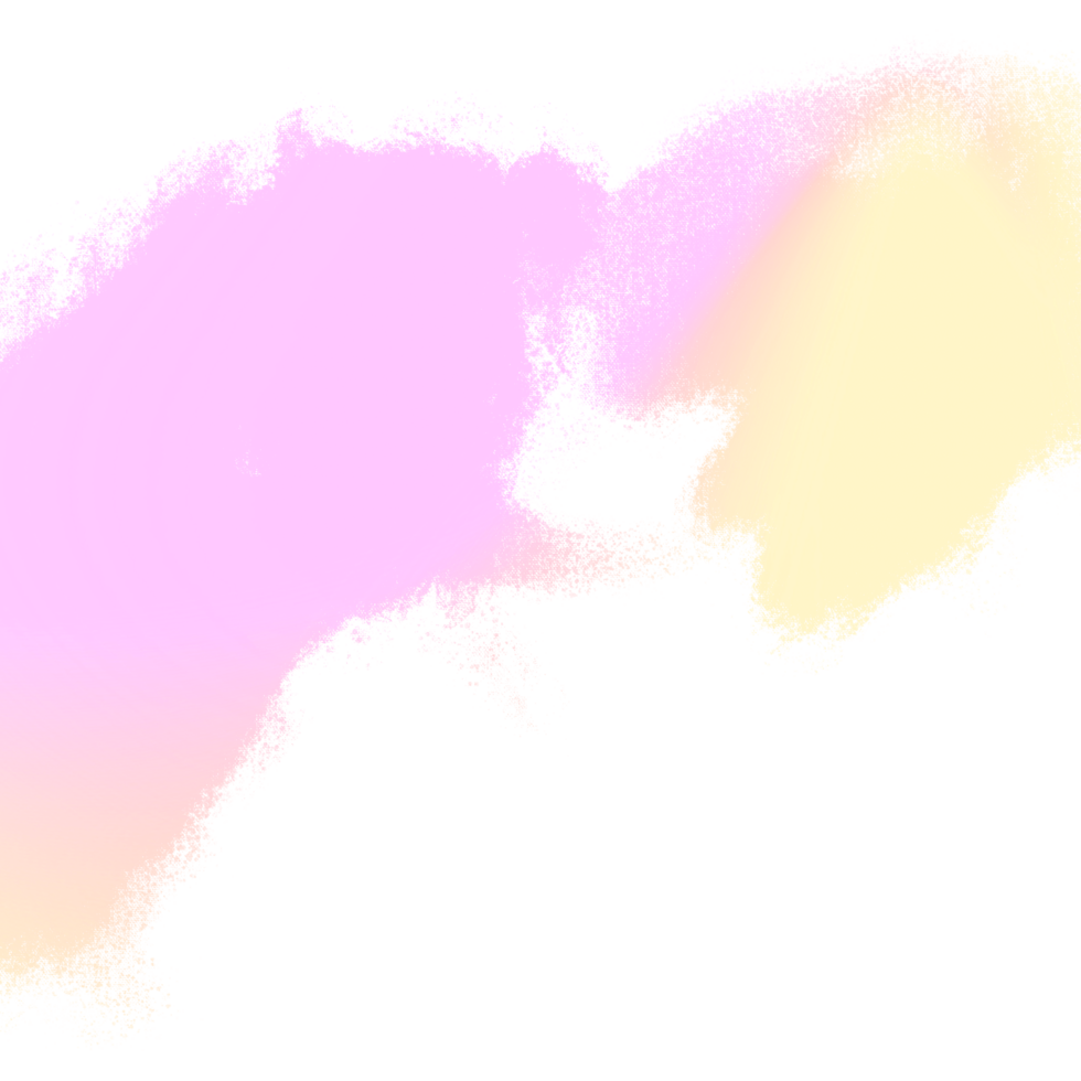 Gorgeous Pink Yellow gradient strokes merging into raw textured grunge edges png
