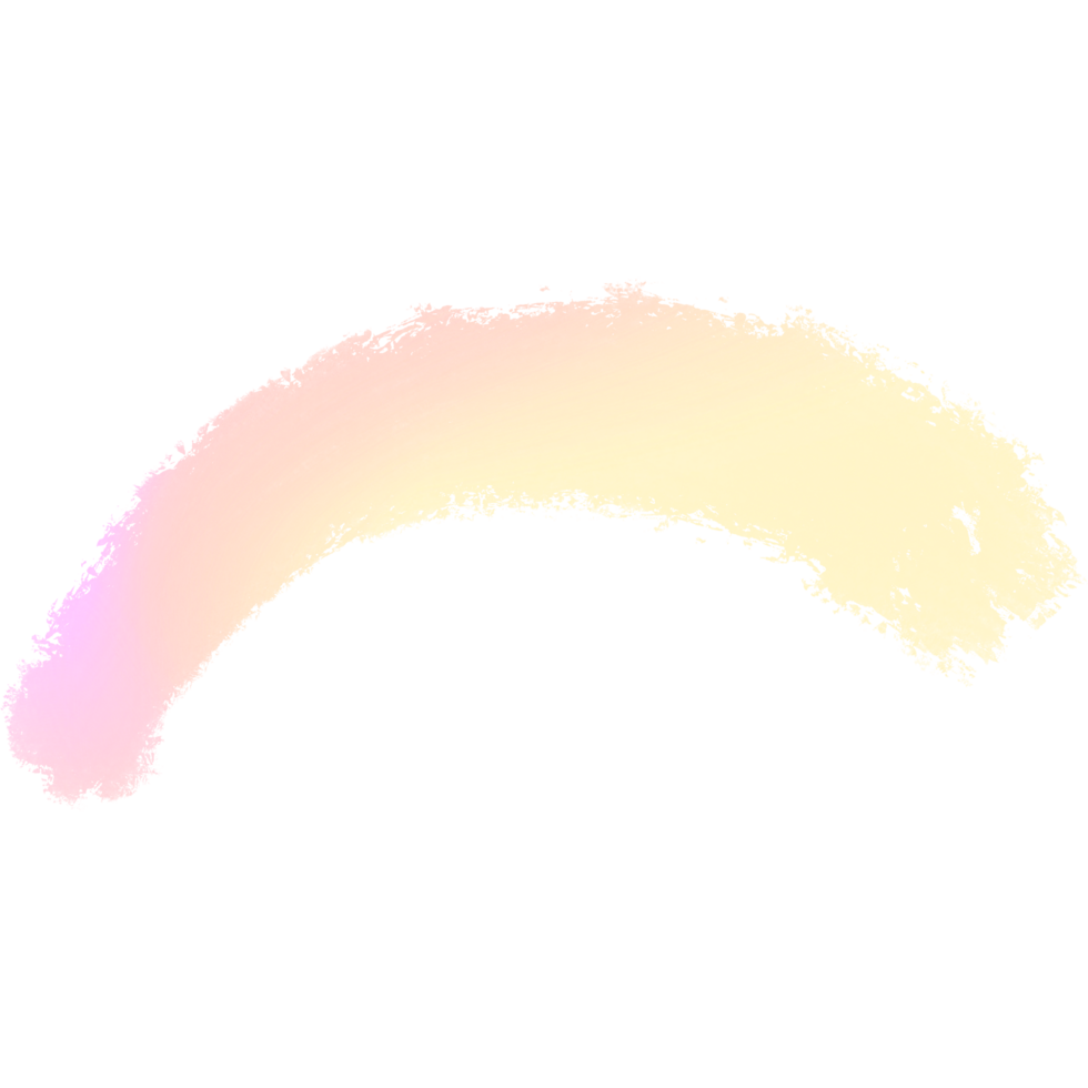 Gorgeous Pink and Yellow gradient brush strokes with soft transitions into rugged grunge finishes png