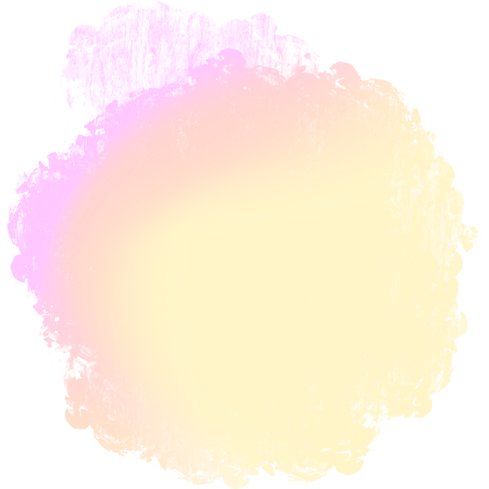 Beautiful Pink Yellow gradient strokes blending into rugged raw grunge edges png