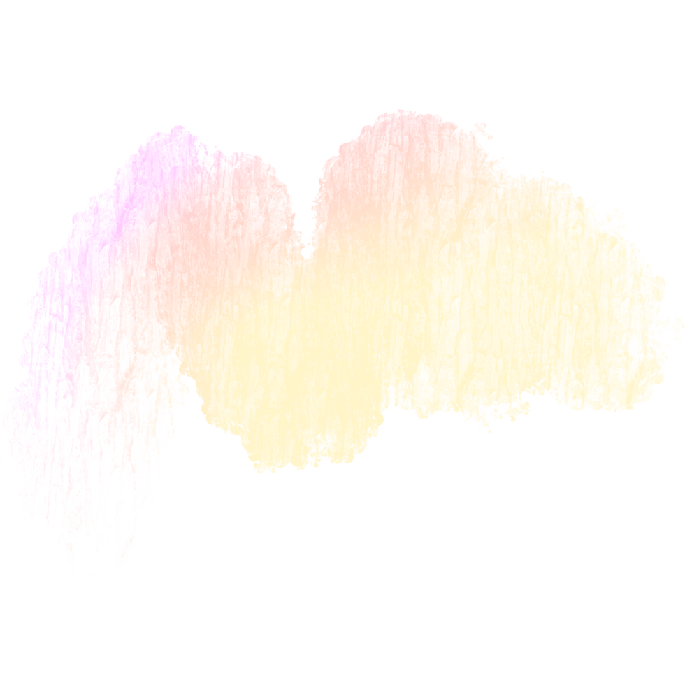 Gorgeous Pink and Yellow gradient brush strokes with bold rough grunge details png
