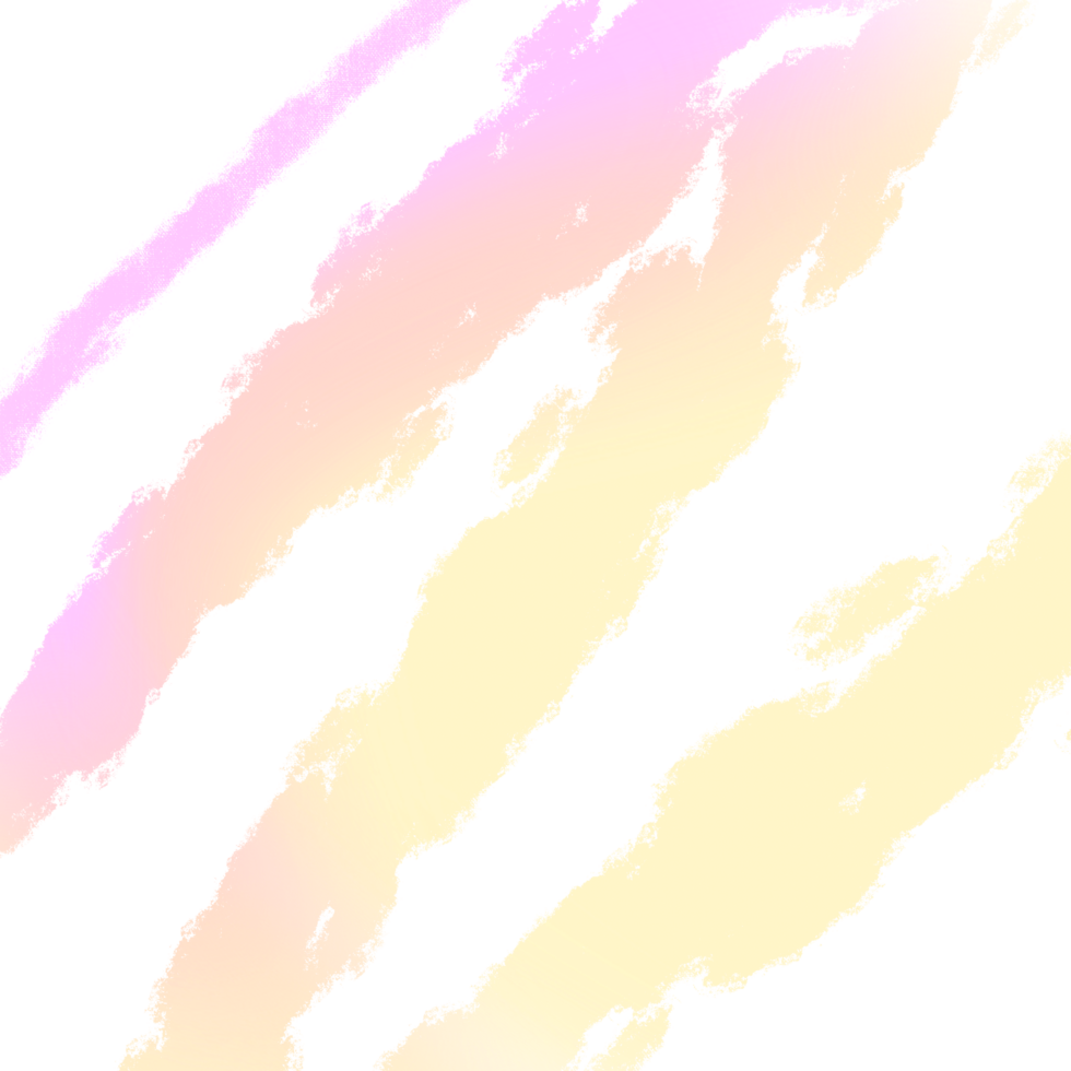 Beautiful Pink Yellow gradient brush strokes with raw textured grunge marks png