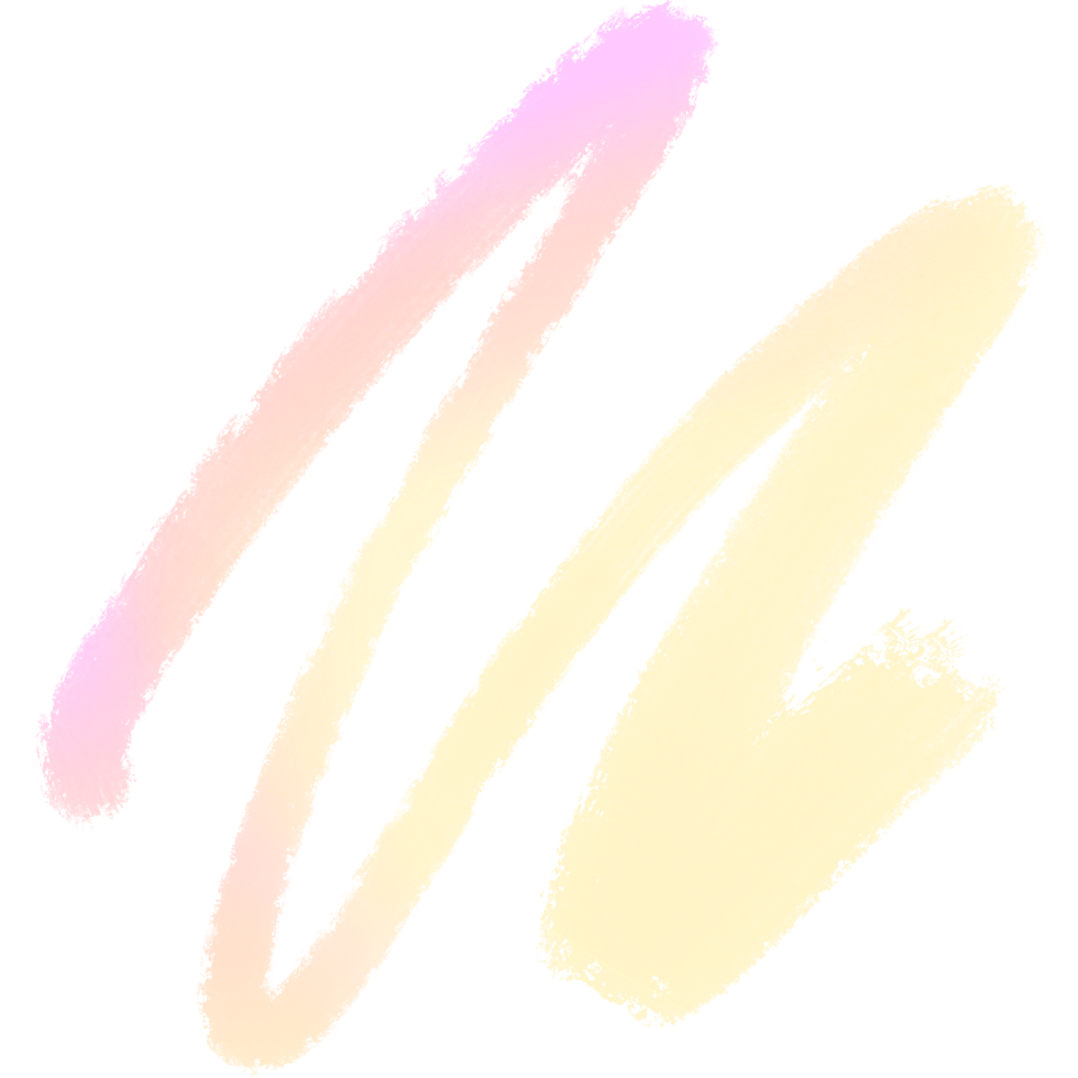Gorgeous Pink Yellow gradient strokes blending into rough gritty grunge textures png
