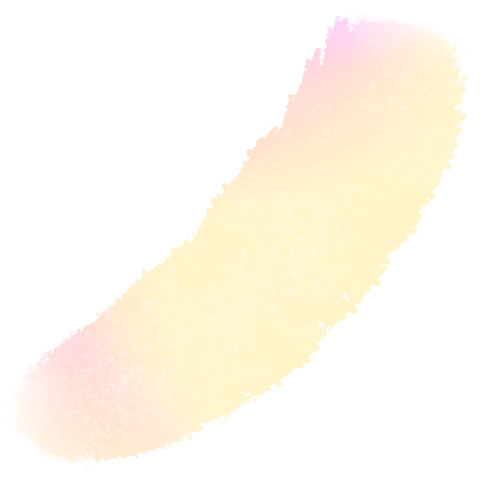 Gorgeous Pink and Yellow gradient strokes merging into bold textured grunge marks png