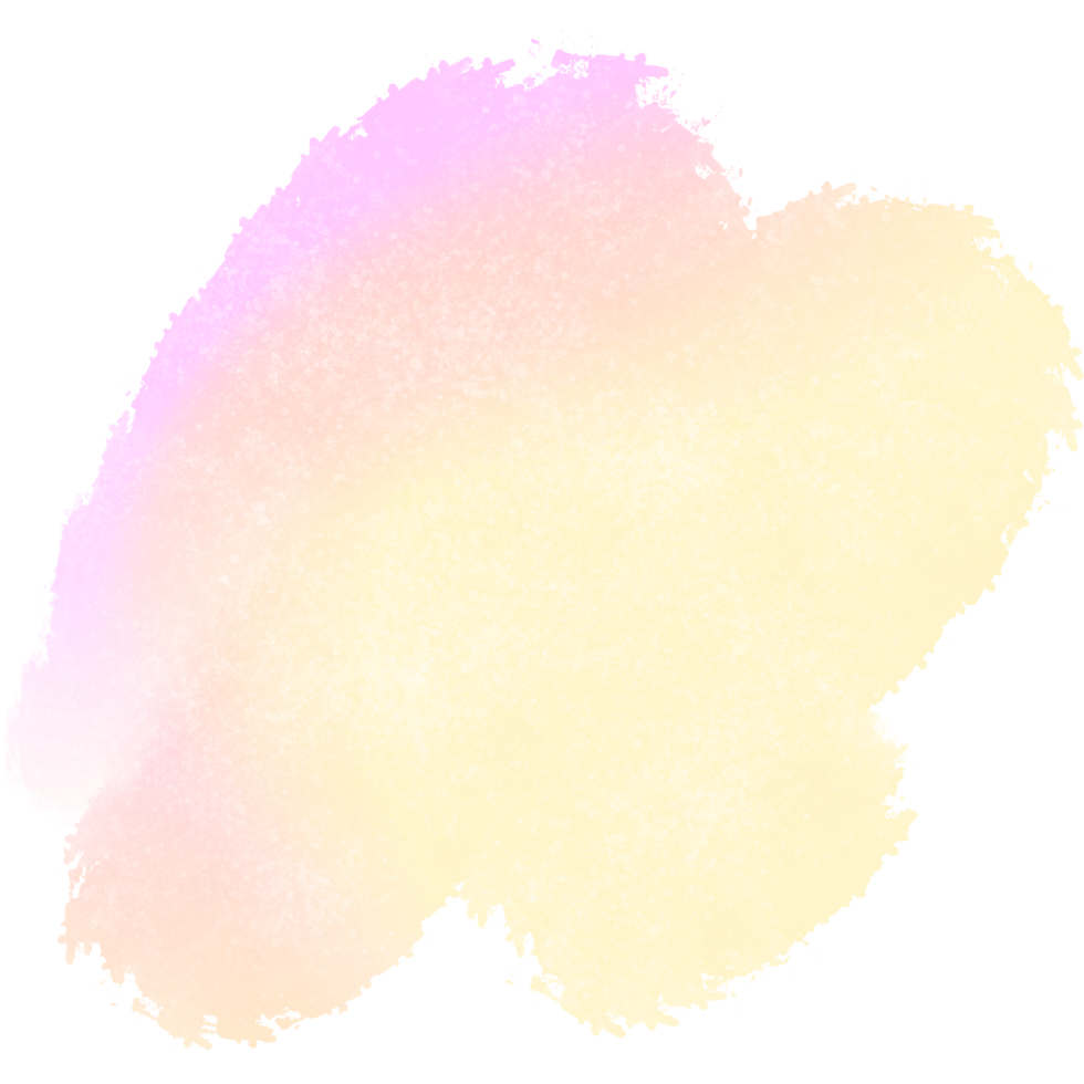 Gorgeous Pink and Yellow gradient brush strokes with raw textured grunge effects png
