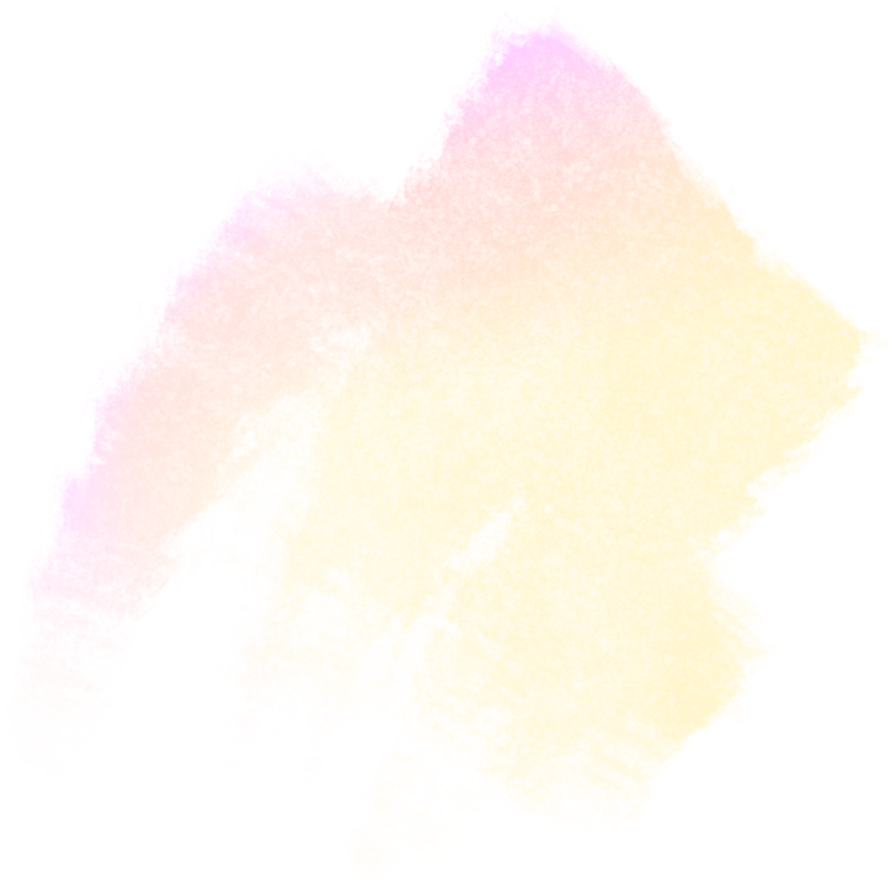Beautiful Pink Yellow gradient brush strokes merging into rough textured grunge finishes png