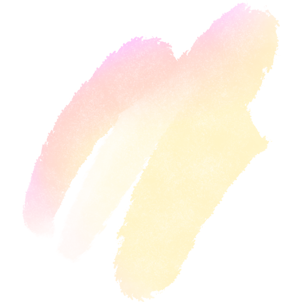 Soft Pink Yellow gradient brush strokes fading into bold rugged grunge textures png