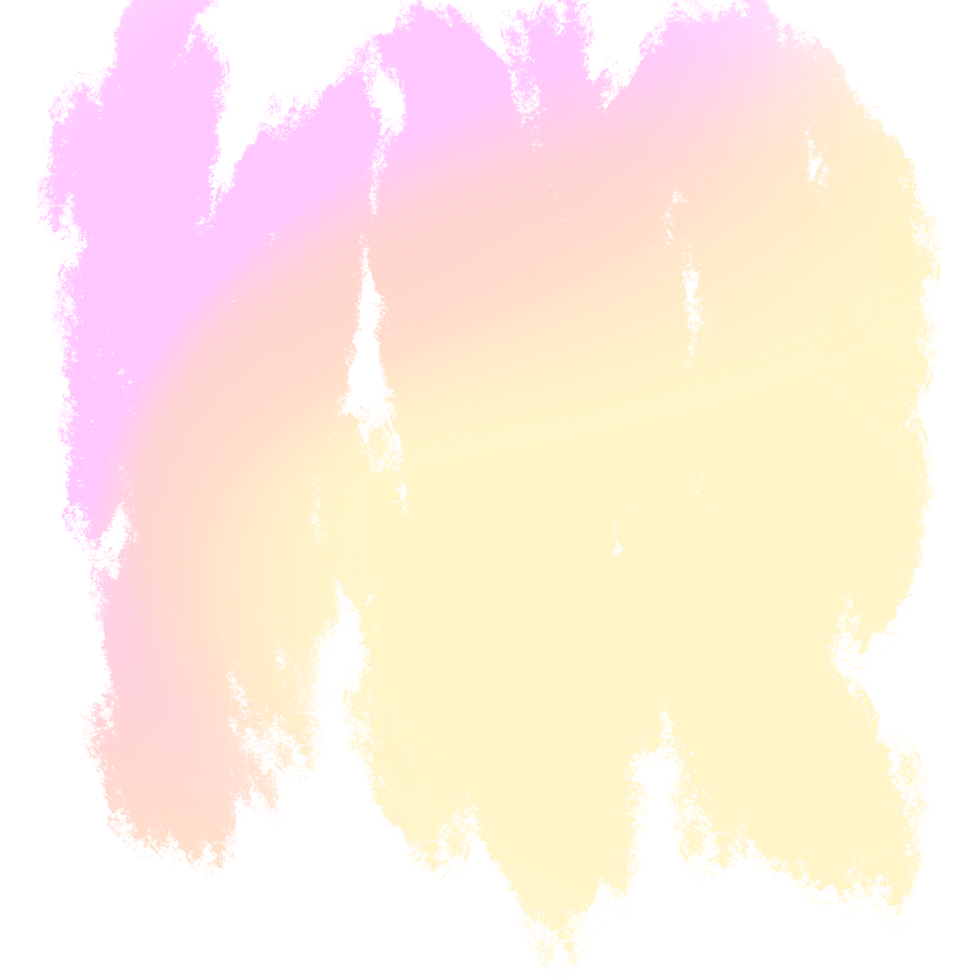 Beautiful Pink Yellow gradient strokes merging into rough gritty grunge inspired edges png