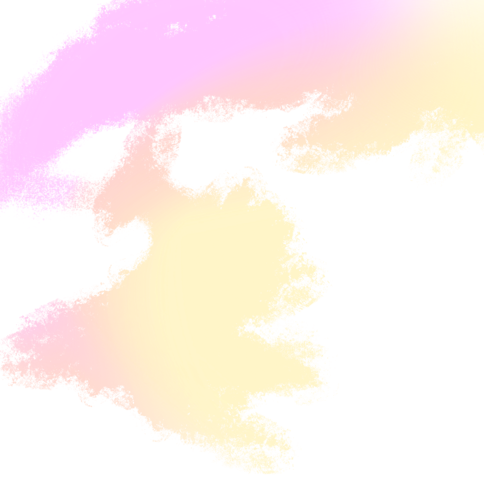 Beautiful Pink Yellow gradient brush strokes with rugged bold grunge inspired effects png