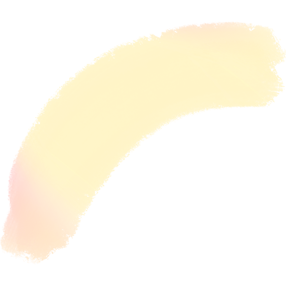 Gorgeous Pink Yellow gradient brush strokes blending into textured rough grunge finishes png