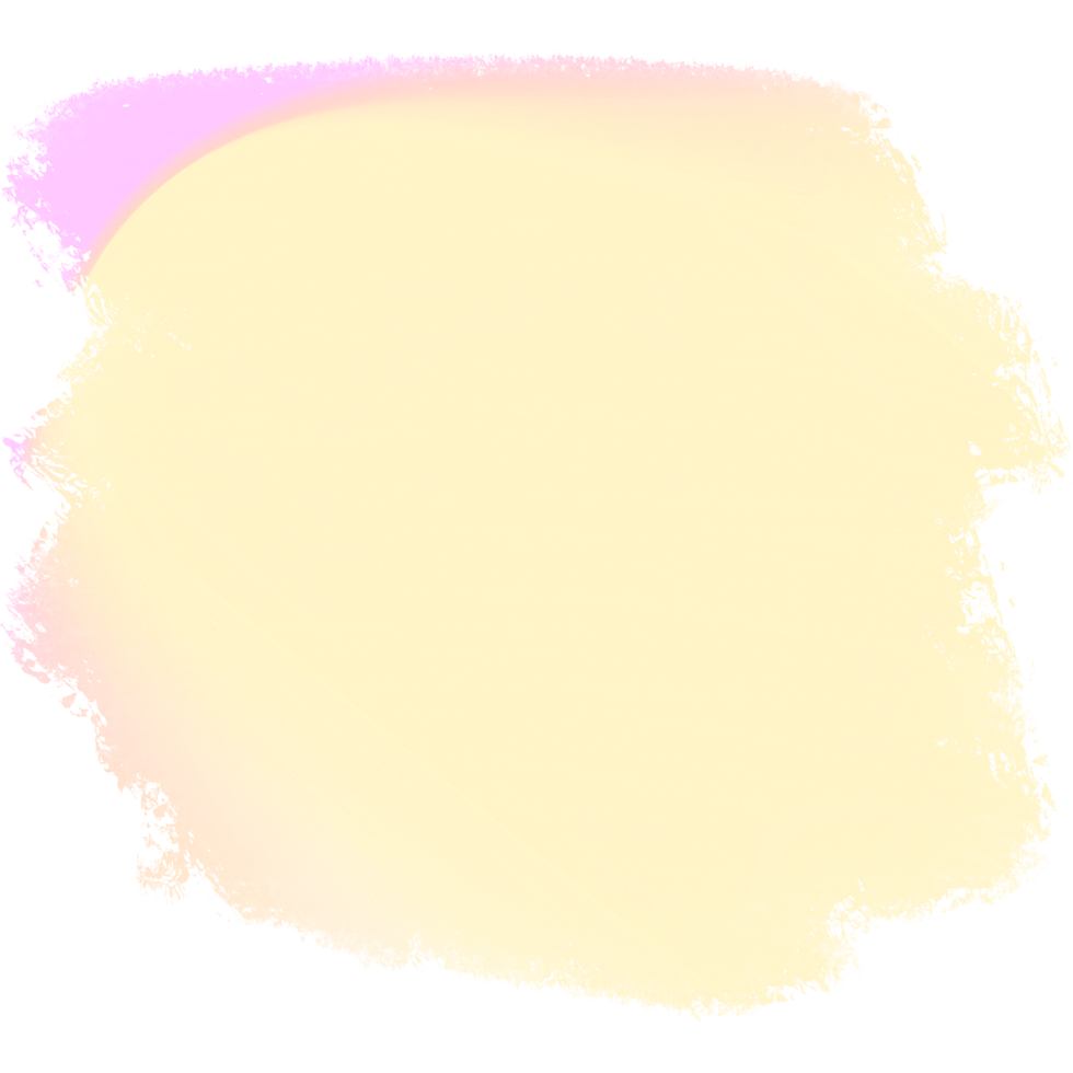 A stunning Pink Yellow gradient brush stroke fading into gritty raw grunge effects png