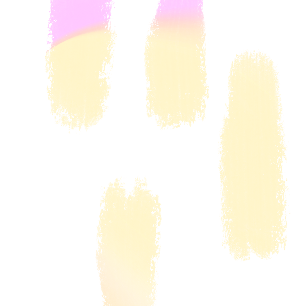 Beautiful Pink Yellow gradient strokes fading into rugged raw grunge details png