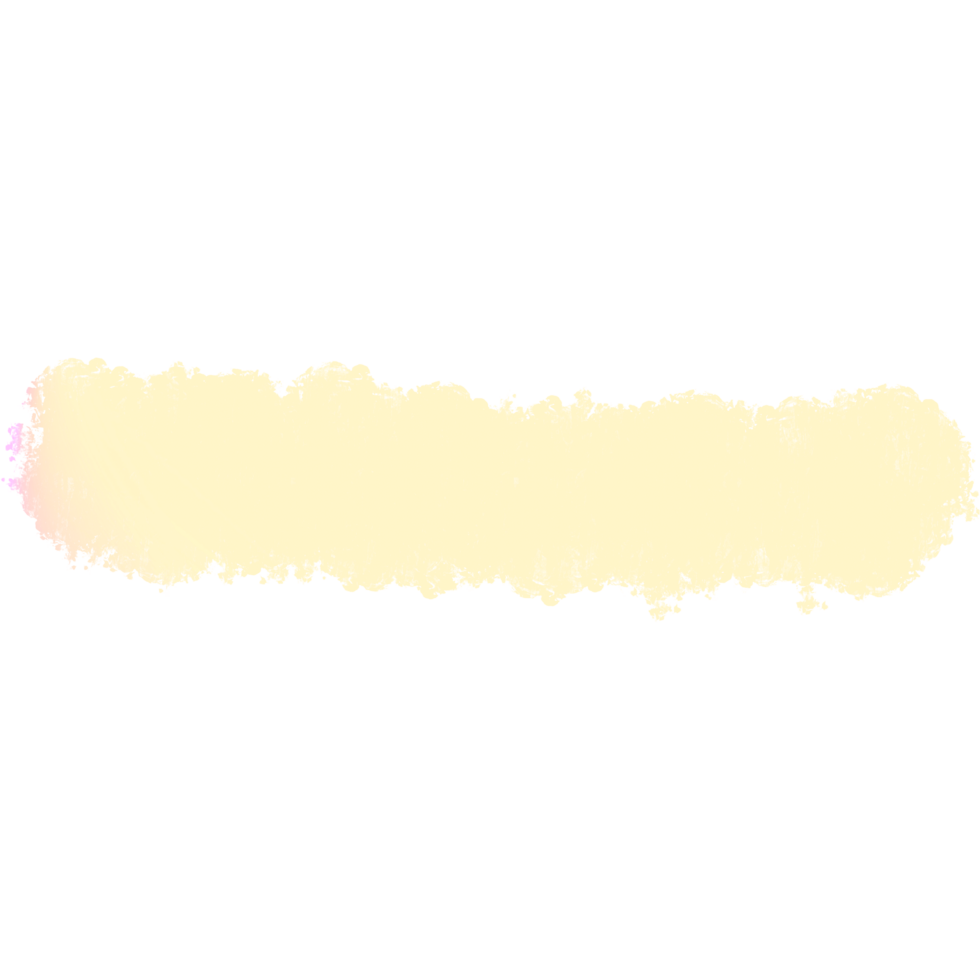 Gorgeous Pink Yellow gradient brush strokes with soft transitions into rugged grunge marks png