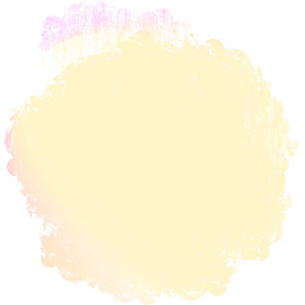 Gorgeous Pink and Yellow gradient brush strokes merging into rugged raw grunge edges png