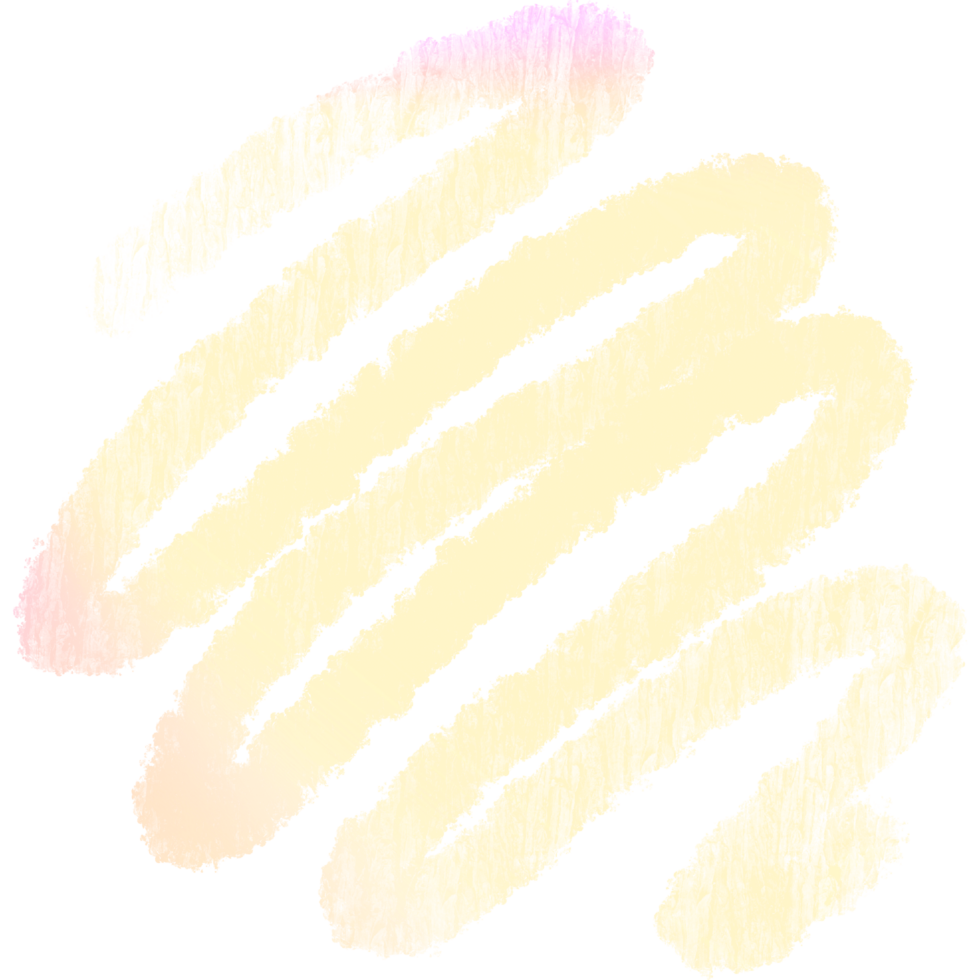 Beautiful Pink Yellow gradient strokes fading into rugged raw grunge finishes png