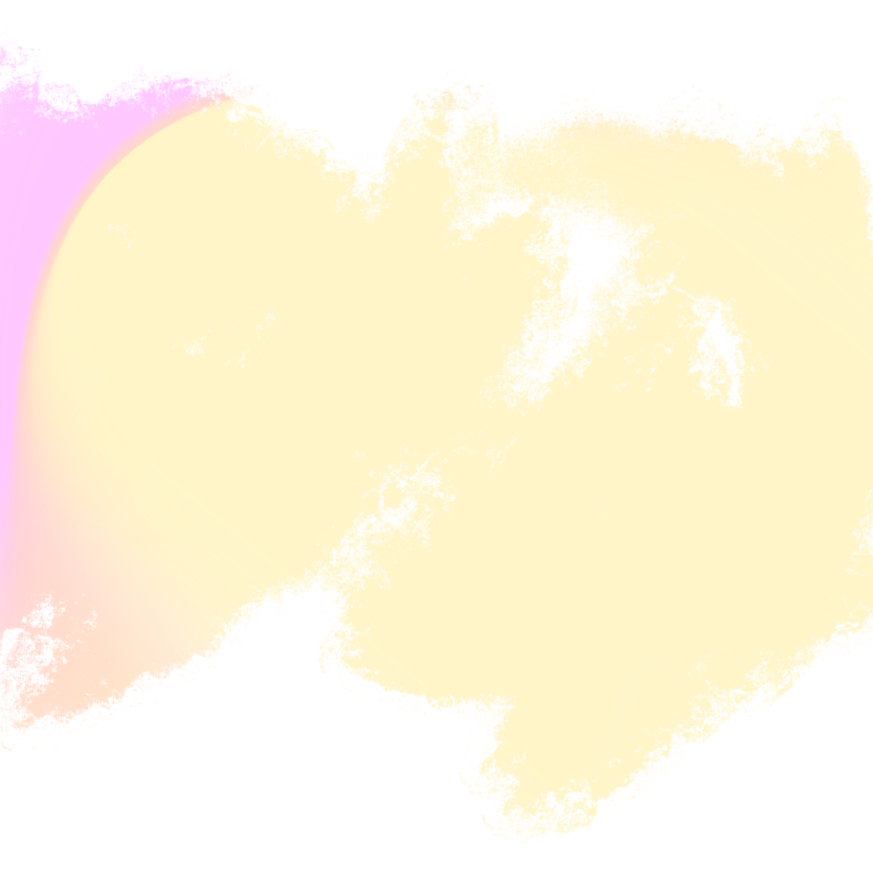Soft Pink Yellow gradient strokes blending into bold rough grunge inspired edges png