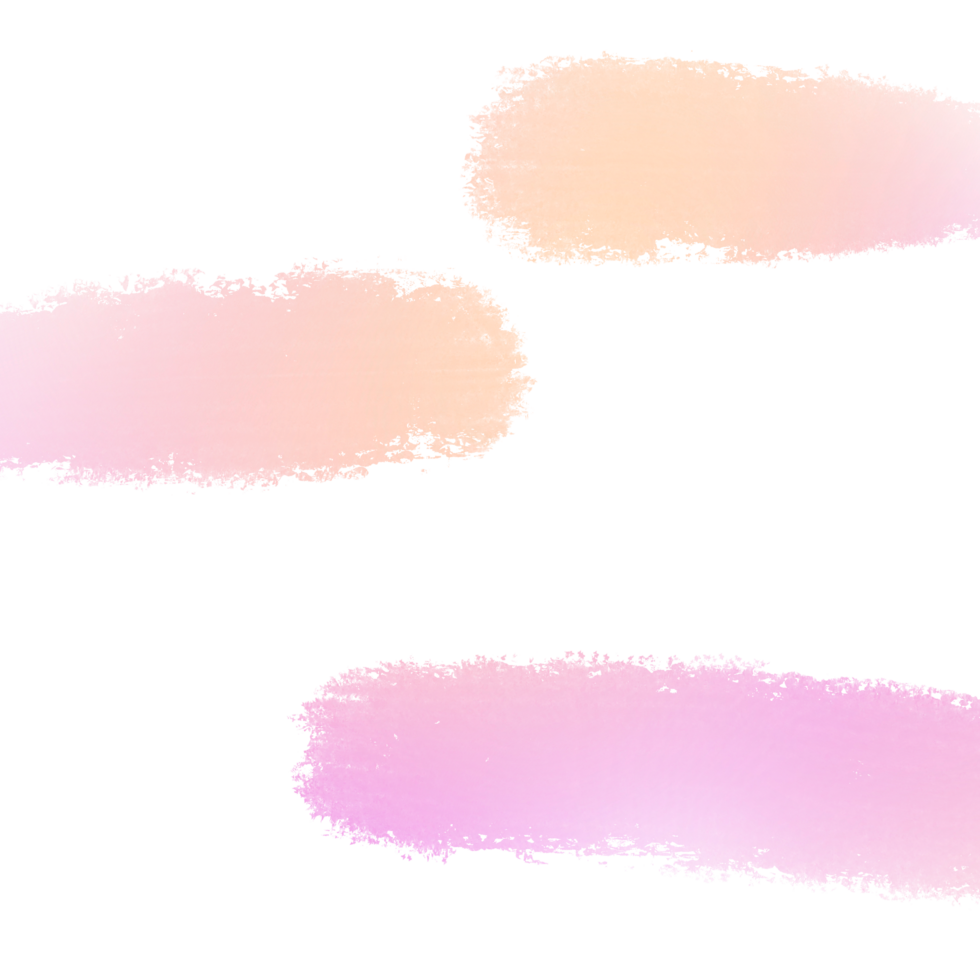 Beautiful Pink and Yellow gradient strokes fading into soft textured grunge effects png