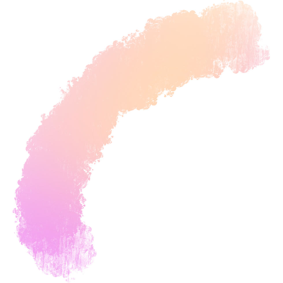 Beautiful Pink Yellow gradient strokes fading into rugged rough grunge marks png
