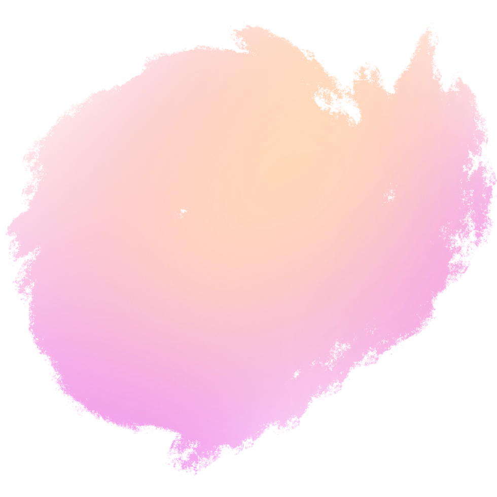 Gorgeous Pink Yellow gradient strokes blending into textured rough grunge marks png