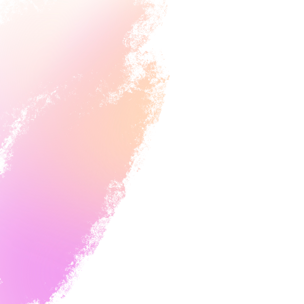 Gorgeous Pink Yellow gradient brush strokes blending into bold gritty grunge inspired edges png