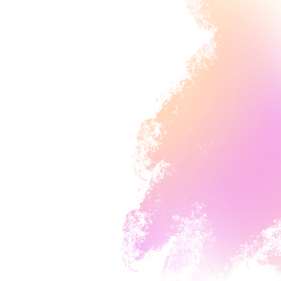 Beautiful Pink Yellow gradient strokes blending into rough textured grunge finishes png