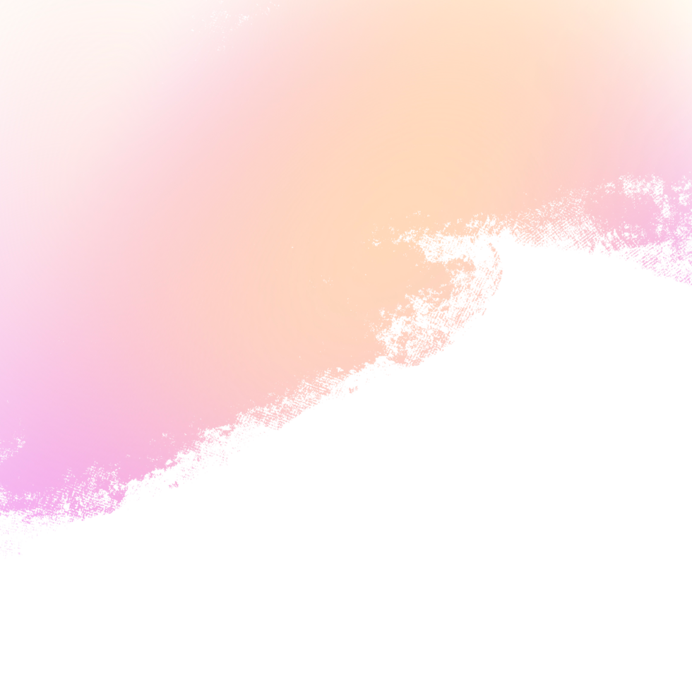 Gorgeous Pink Yellow gradient strokes blending into rough gritty grunge inspired effects png