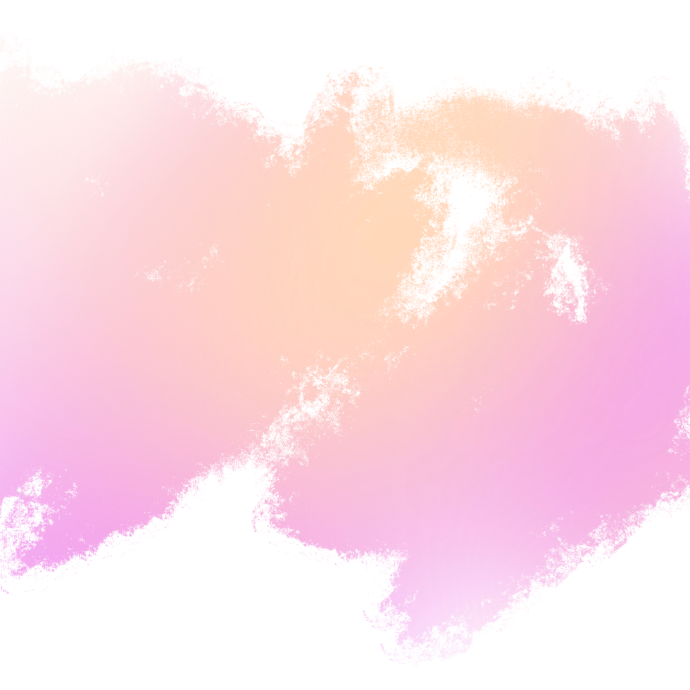 A beautiful Pink Yellow gradient stroke merging into soft gritty grunge like textures png