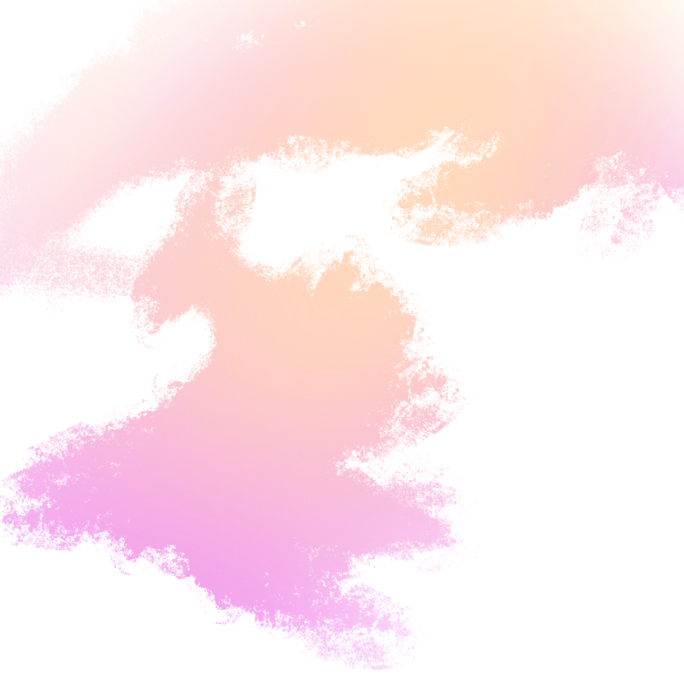 A vibrant Pink Yellow gradient stroke fading into delicate grunge like textured finishes png