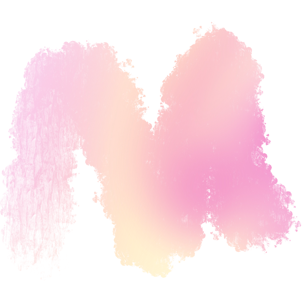 A radiant Pink Yellow gradient dissolving into softly textured grunge inspired effects png