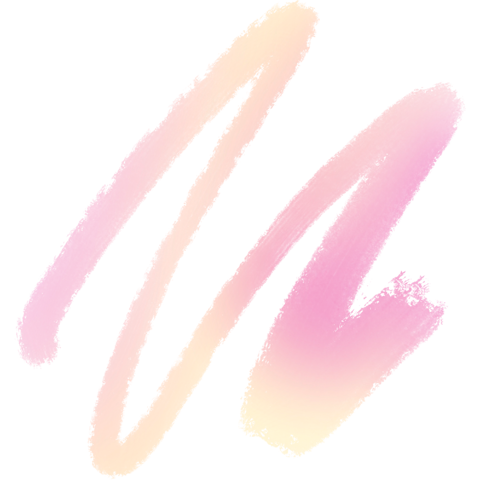 Hand sketched pink Yellow gradient with a rugged grunge texture png