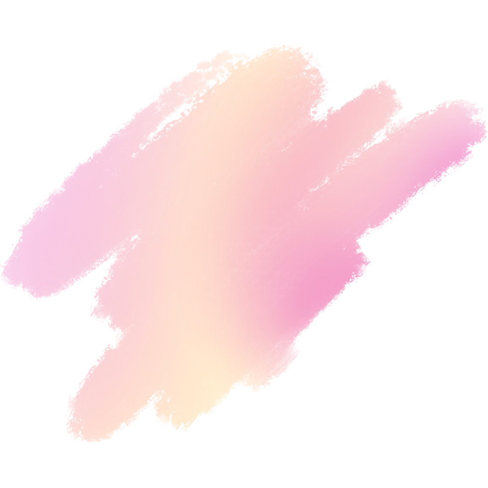 Hand drawn stroke in pink and Yellow with rough grunge textures png