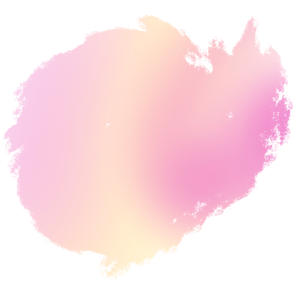 Roughly textured pink and Yellow gradient stroke with a hand sketched vibe png