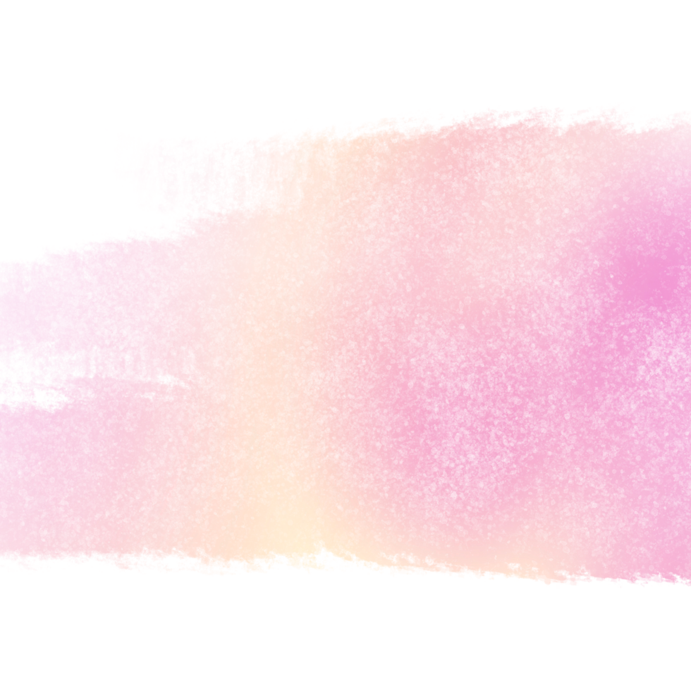A hand sketched rugged pink Yellow gradient stroke with grunge textures png
