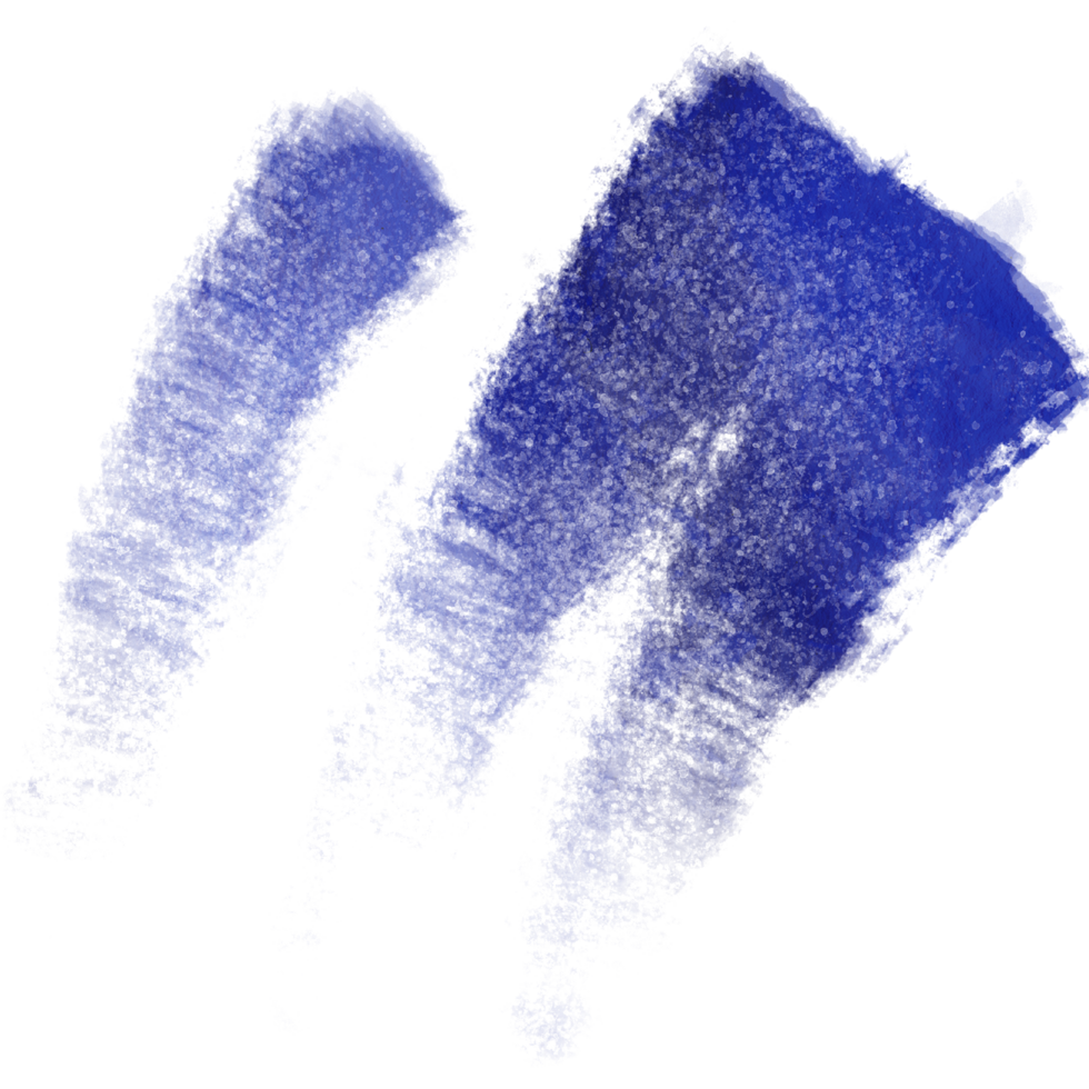 Blue stroke with rugged grunge textures and soft blending png