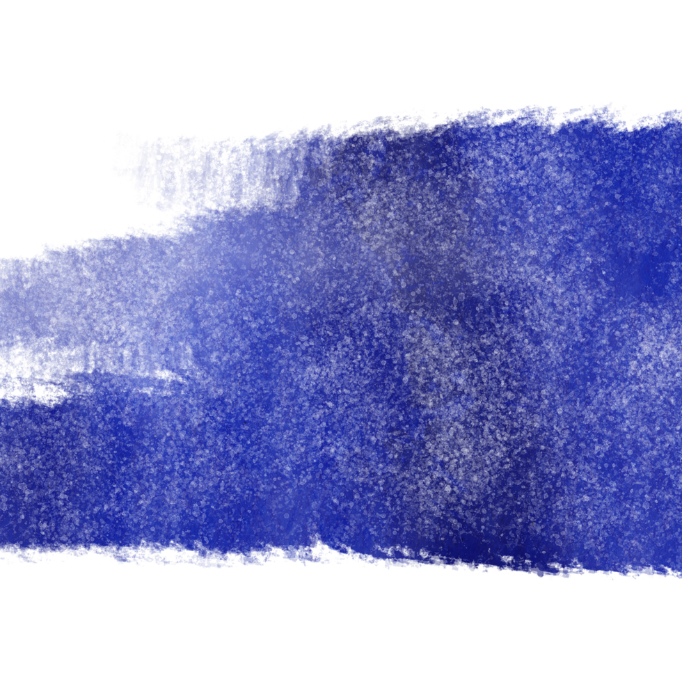 A faded blue brush stroke with rough textures and smooth blending png