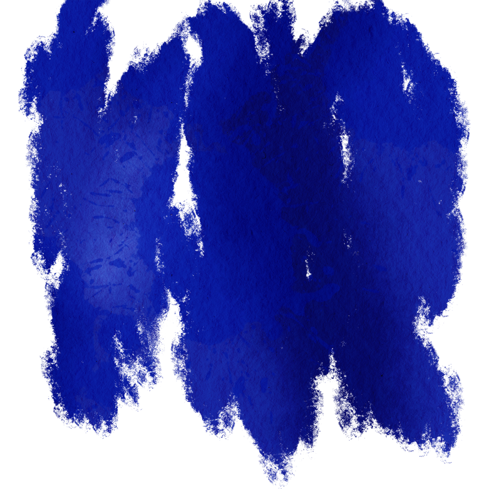 A soft blue brush stroke with rugged grunge textures and soft blending png