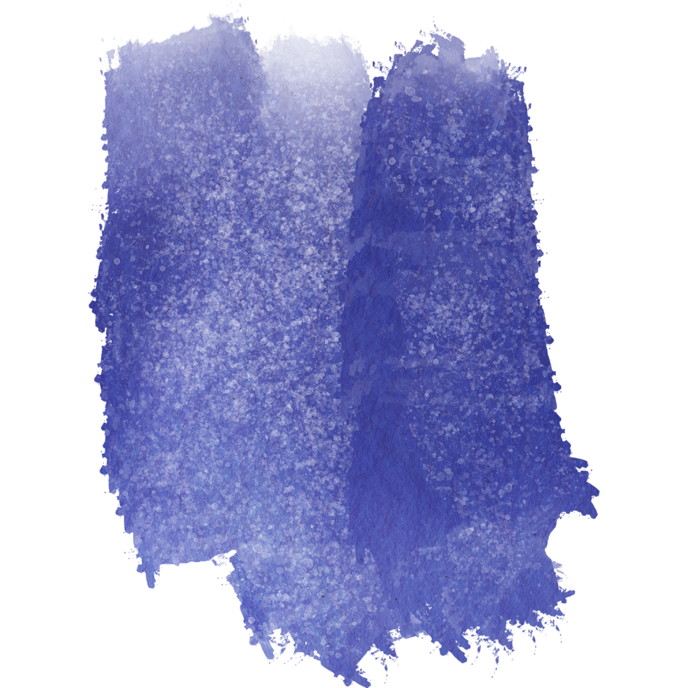 Hand drawn Blue watercolor strokes merging into rugged grunge inspired finishes png