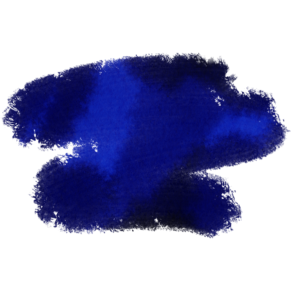 A stunning Blue watercolor stroke fading into textured bold grunge effects png