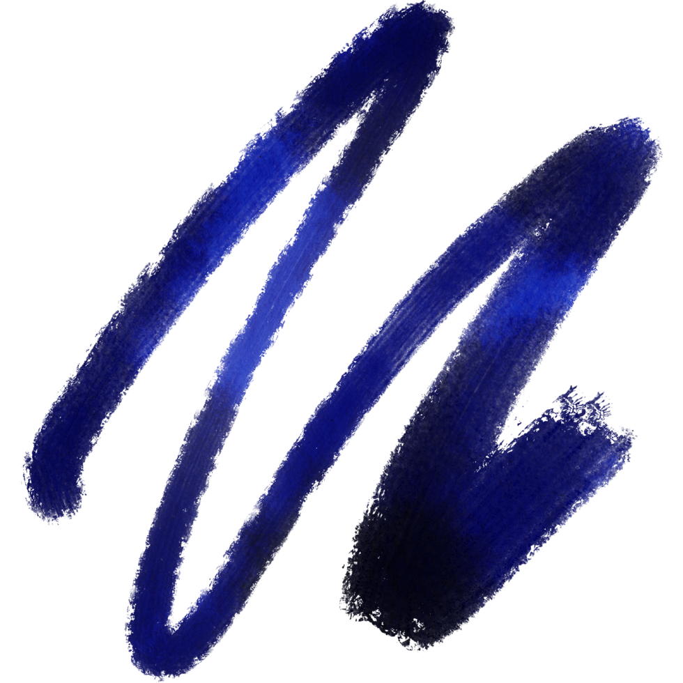 Gorgeous Blue watercolor brush strokes blending into soft textured grunge effects png