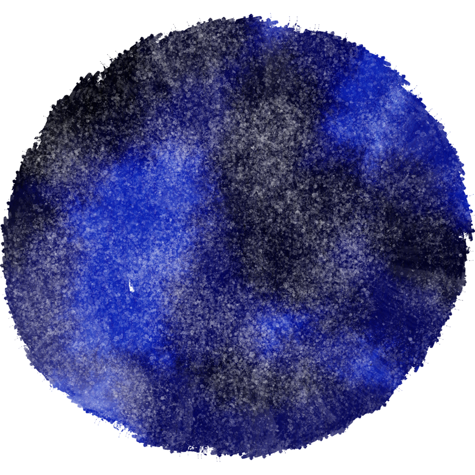A rugged blue stroke blending rough textures with a smooth watercolor finish png