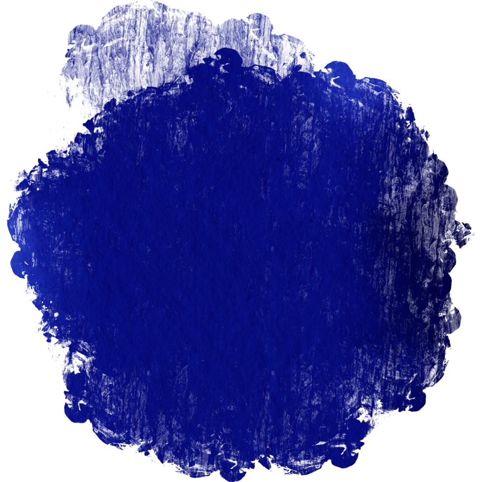 A rough blue stroke merging rugged textures with smooth watercolor effects png