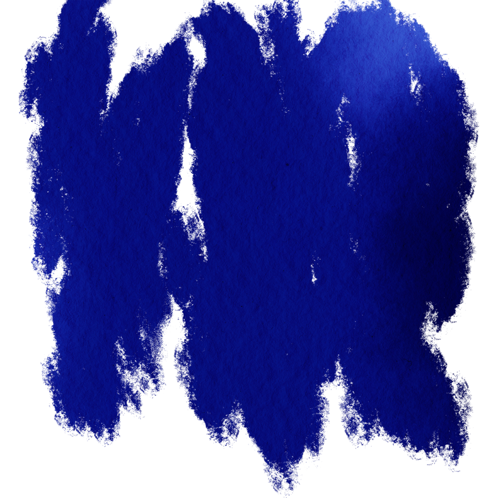 A bold blue stroke blending gritty textures with smooth watercolor effects png