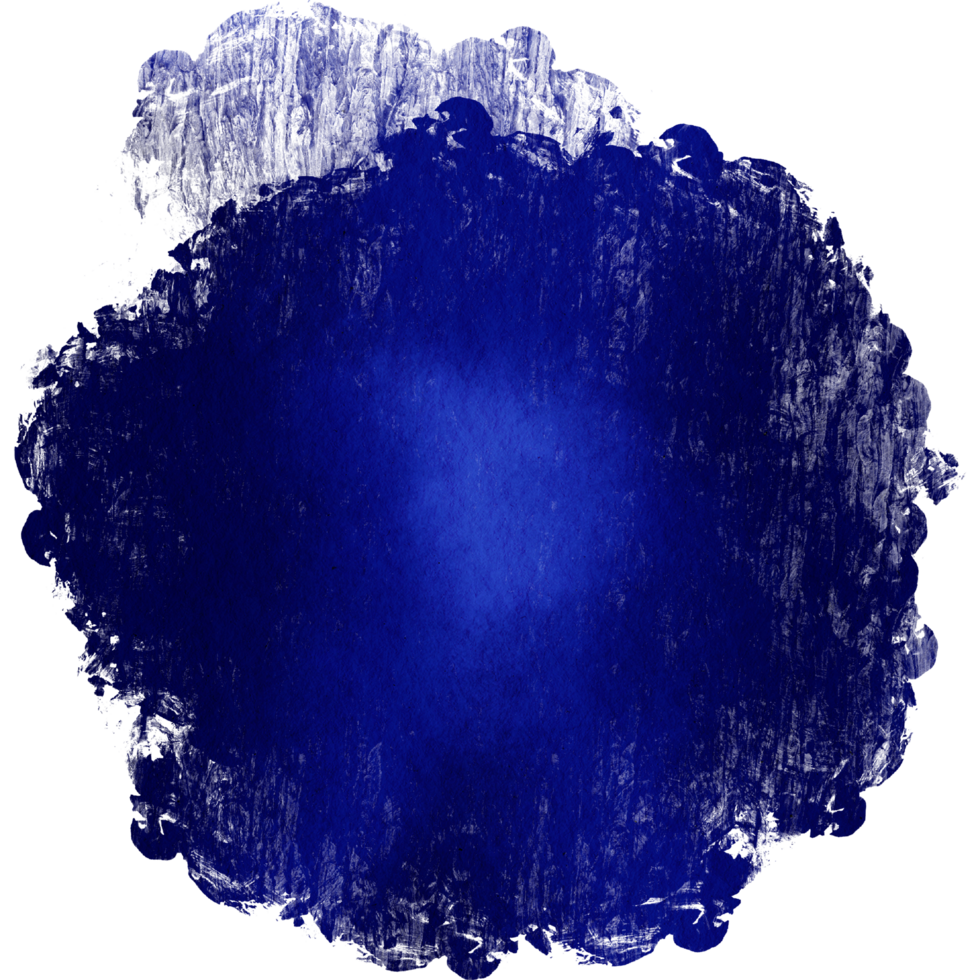 A textured blue stroke blending distressed textures with smooth watercolor gradients png