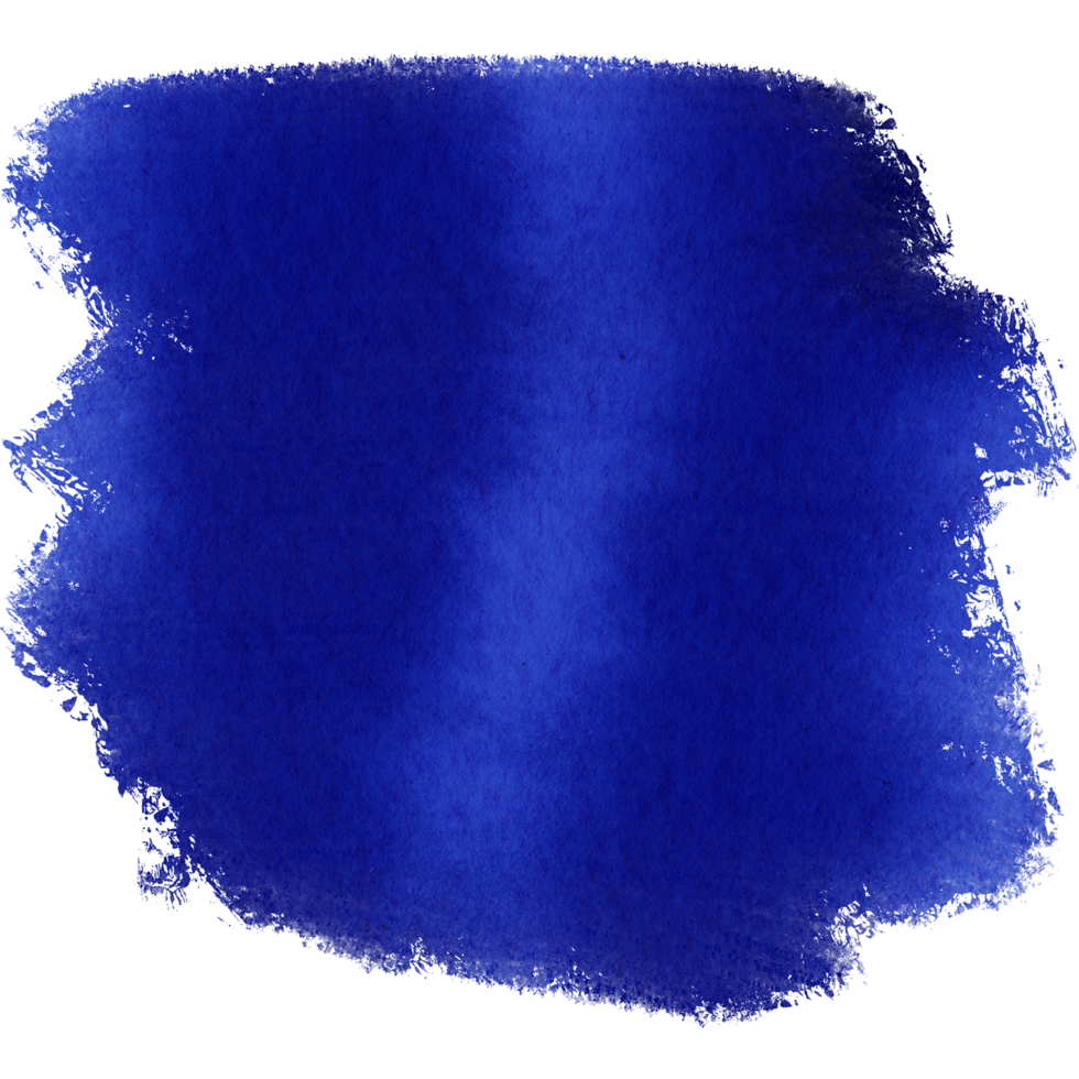 A textured blue stroke combining rugged grunge textures and delicate watercolor washes png