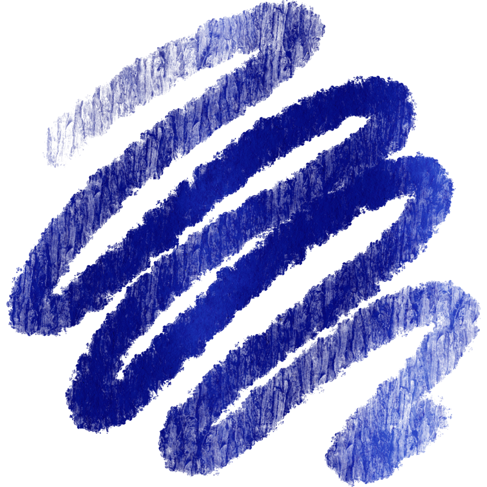 A textured blue brushstroke combining grunge details with soft watercolor fades png